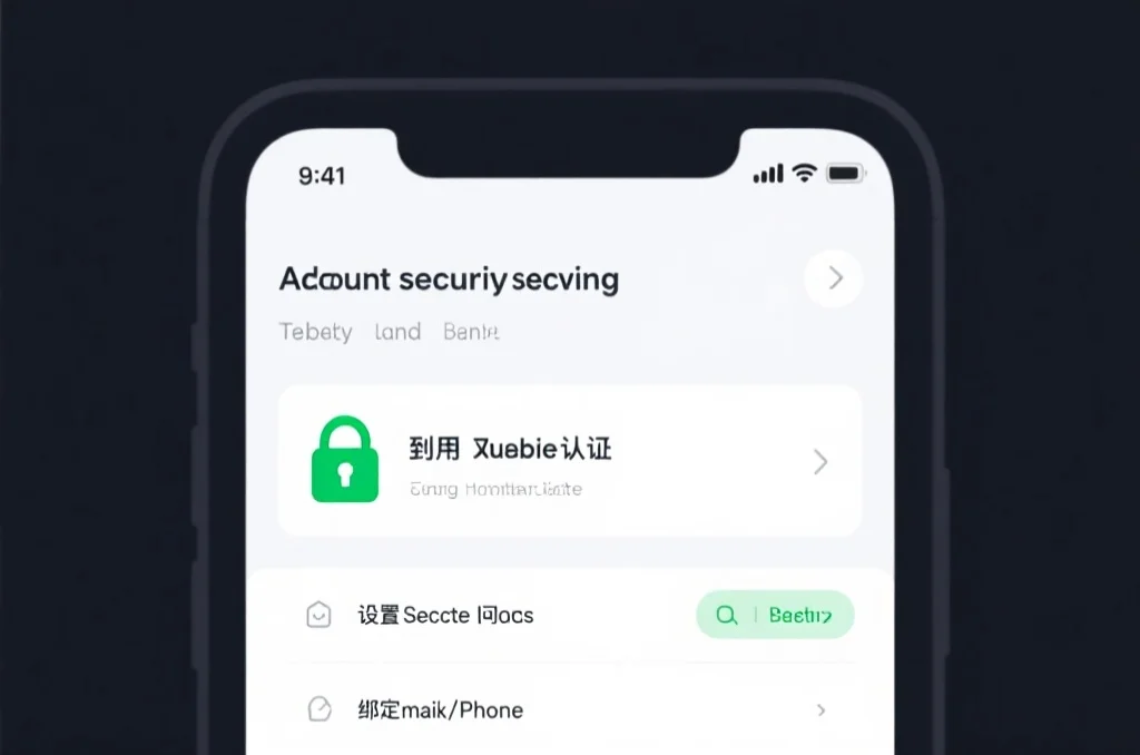 华体会账户安全设置界面